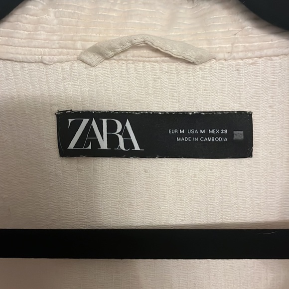 Cream Zara Corduroy Jacket - Picture 2 of 5